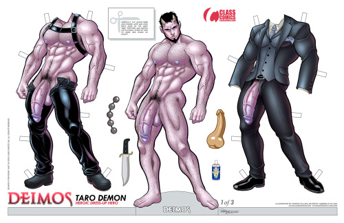 classcomics: DEIMOS - The Taro Demon Dress-up Doll Check out this amazing Deimos dress-up doll 