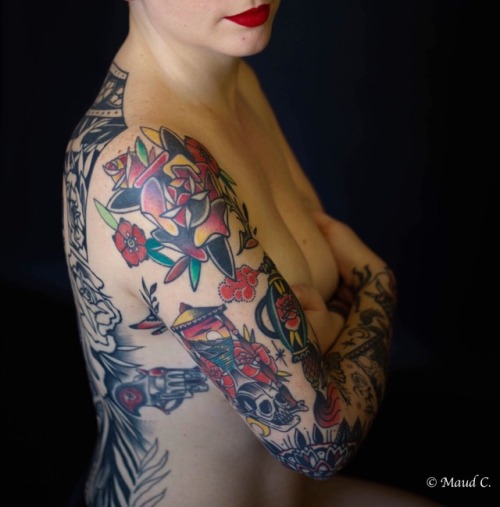 thecrocodile666:  Work I’ve been doing on Lea throughout the years. 4 years of work done in Mexico, Germany, France and the UK. Thanks for looking :)