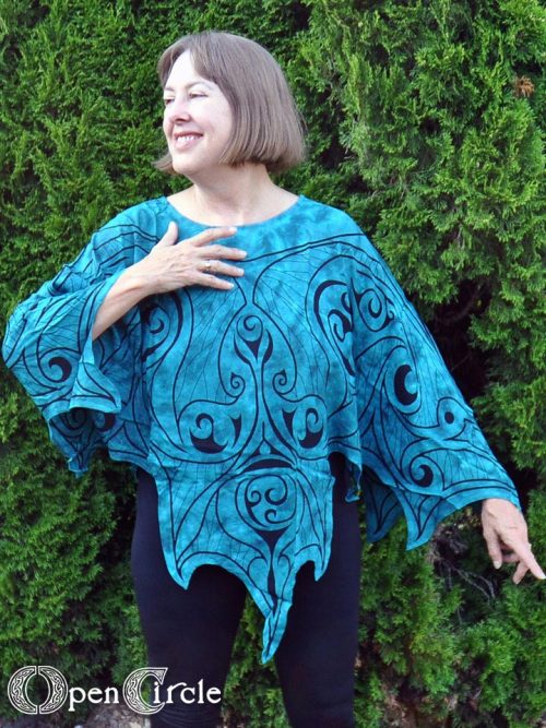 Check out this cute shawl/jacket. New at Eclectic Artisans. This zoomorphic/Celtic inspired design i