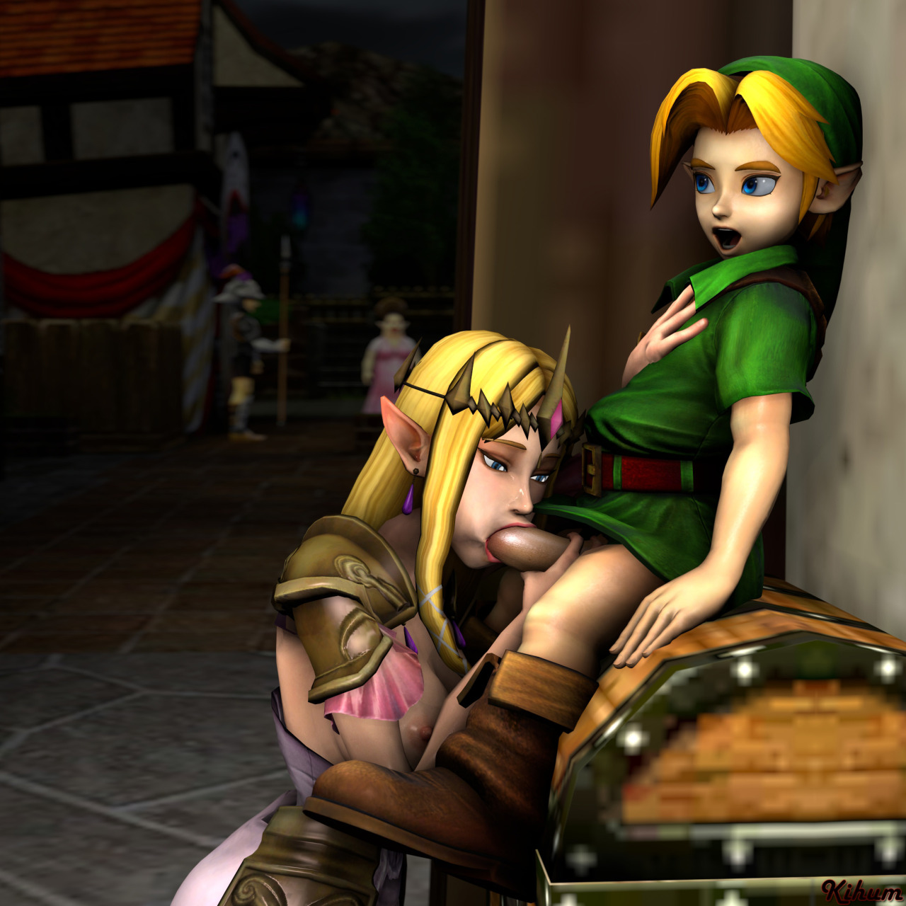 kihum:  Zelda x Young Link: Back Alley Edit: I updated the pictures. The old ones