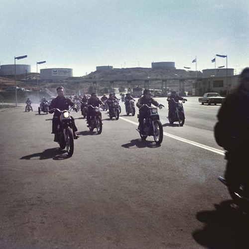 superjointrituals:   Pictures of the Hell’s Angels taken by Hunter S. Thompson 