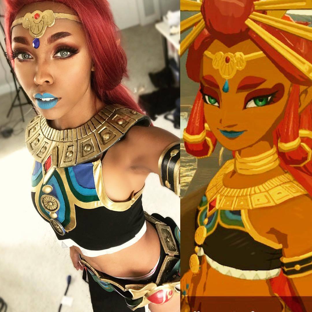 retrogamingblog: Riju from Breath of the Wild Cosplay by CutiePieSensei O oO &lt;3