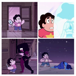 powtothenuts:  gayvoid:  Some people are contributing to the fandom by making beautiful fanart and then there’s me  i’m so fuc king mad i just got this.. when i first saw it i thought it was just a complication of sad lapis screenshots. 