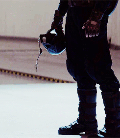 cvlwr:  “Chris [Evans] worked his butt off for four months—doing gymnastics, fight training, stunt training—so that he could stand in in a scene like this and then go toe to toe with Georges St-Pierre and then make it look really credible. And