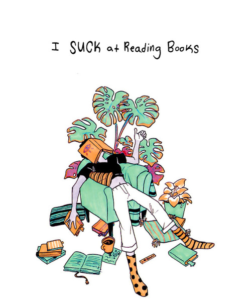 cater-pickle: A little comic about the struggles of reading a good book. (please don’t delete captio