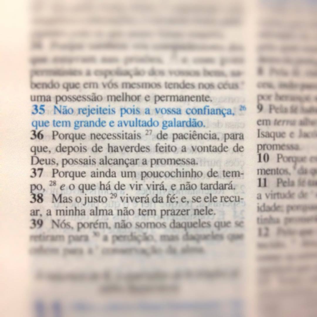 &ldquo;E o que há de vir virá, e não tardará.&rdquo;  📖 Hebreus 10.
