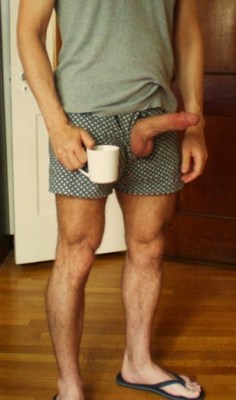 2hot2bstr8:  this dude’s hairy legs, feet, and big fucking dick are sexy as hell!!!!!!!!! for the first time in my life i’d turn down coffee and lick that stud EVERYWHERE 