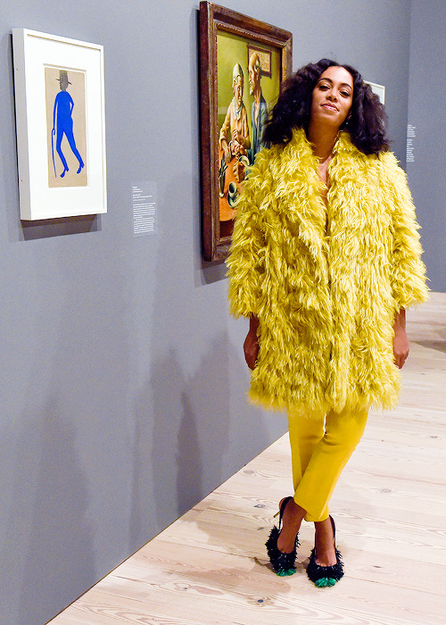 celebritiesofcolor:Solange Knowles at the Max Mara celebration of the opening of The Whitney Museum 