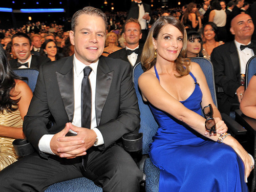 hashtagbrogelio:&ldquo;Matt Damon reunites with former 30 Rock girlfriend Tina Fey in the show’s fro