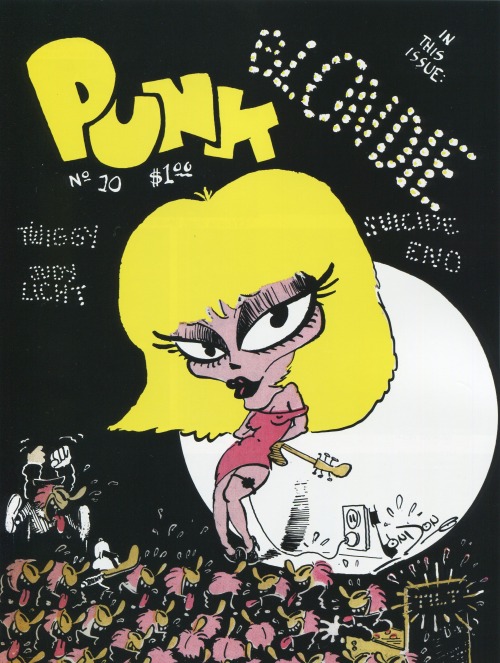 PUNK Magazine cover featuring Blondie, 1977