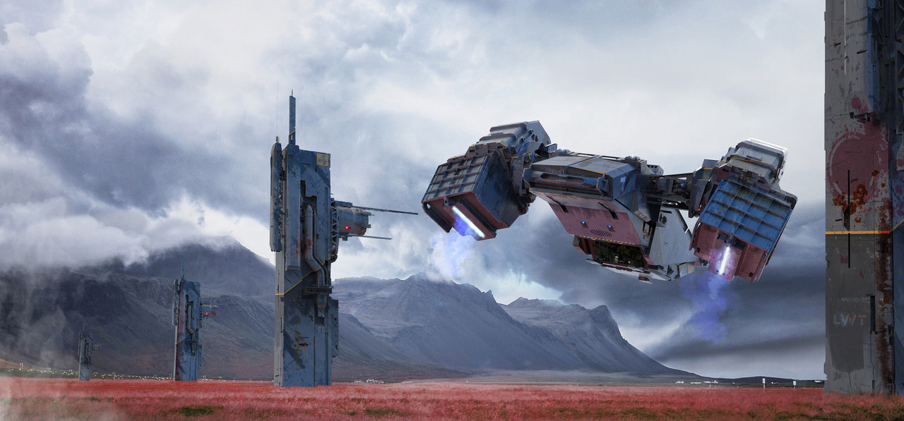 this-is-cool: Cool science fiction and futuristic themed artworks by Emrys Ryan -