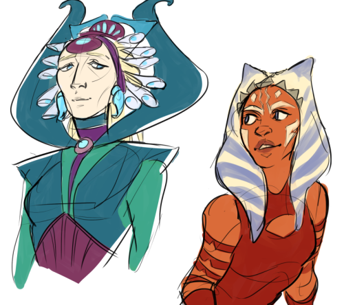 mihrlin:CLONE WARS LADIES!! i adore them so much *u* i was trying out clip studio paint when i did t