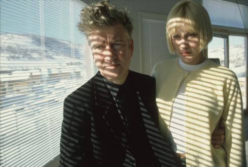 thomeyorker:  David Lynch & Patricia Arquette on the set of Lost Highway by Susan Meiselas, 1997 