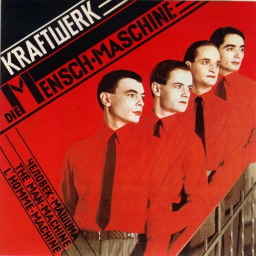 Karl Klefisch, Cover design for Mensch Maschine, 1978. „inspired by El Lissitzky“
