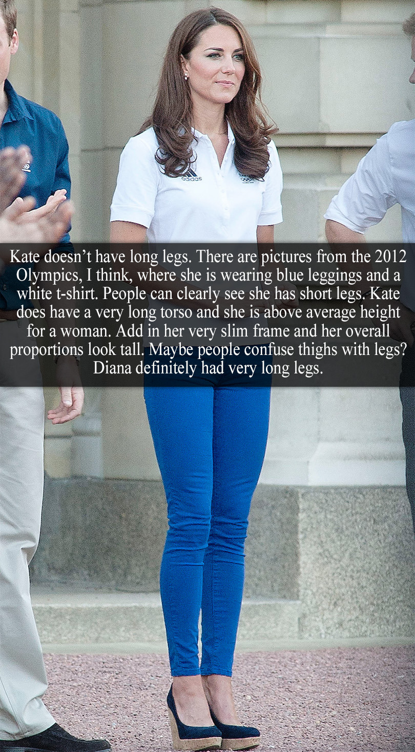 Recall Creation Danube Royal-Confessions — “Kate doesn't have long legs. There are pictures...