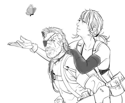 another mgsv sketch. quiet the absence of words.