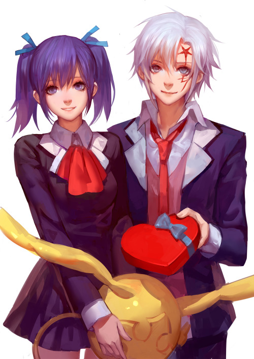 starshipspirk:arcasta:D.Gray-man - Allen and Lena Lee by ASKoh my god i forgot this anime existedsam