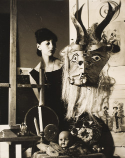 inneroptics:  Kati Horna.[Woman with Mask], Mexico, 1963 