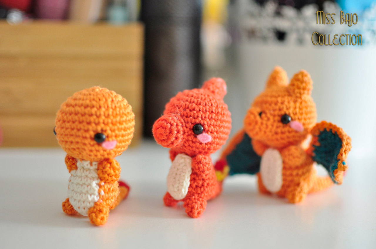 pixalry:  Pokemon Amigurumi - Created by Miss Bajo All of the items seen above are