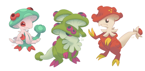 Pokémon designs I do sometimes for a futur project