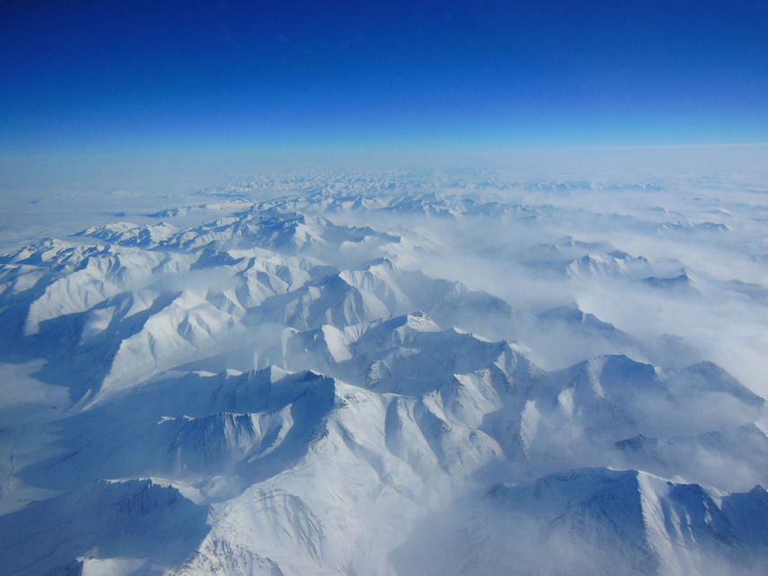 Photo of the day: Ice scientist snaps stunning aerial view of Alaskan
A vast range of snowy mountains are seen from a NASA P-3B airplane on March 21 during a data-gathering flight between Thule, Greenland and Fairbanks, Alaska. The photo was captured...