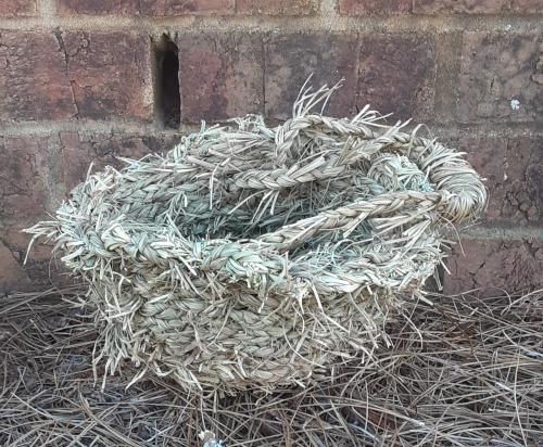 A Collection Of Braided Grass Baskets I Made Last Summer