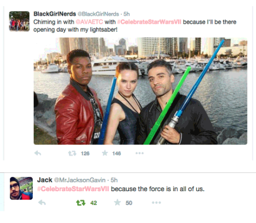 princess-slay-ya: Ava DuVernay creates #CelebrateStarWarsVII hashtag, silences racist trollsIn respo