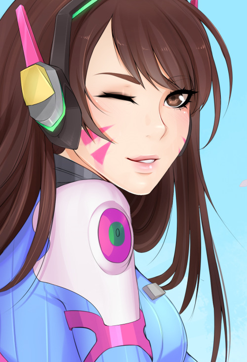 spittfireart:  Love, D.Va!!  PATREON | TWITTER porn pictures