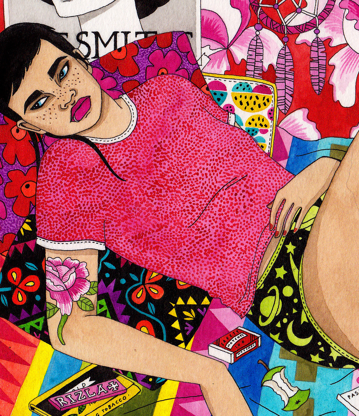lauracallaghanillustration:  Here’s a crop of one of two illustrations I’m contributing