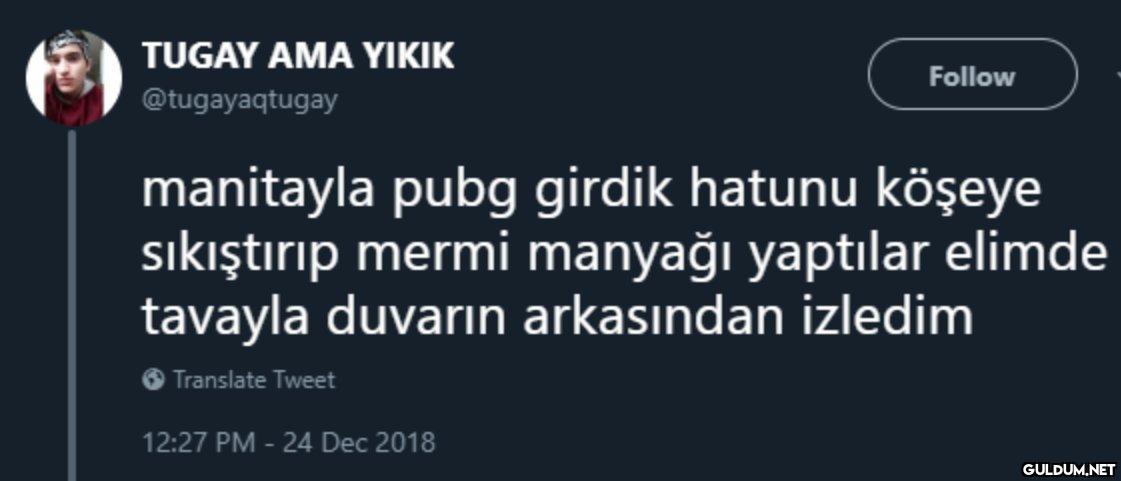 TUGAY AMA YIKIK...