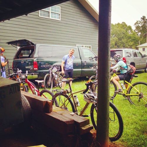 crossgram:  Ready to Red Clay Ramble with the Cycling Sasquatch crew. Prepping with a preshow PBR. H