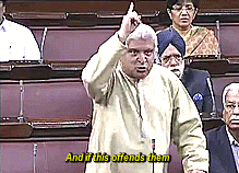 persie-official:Member of Parliament Javed Akhtar speaks about the BBC documentary India’s Daughter in Rajya Sabha.