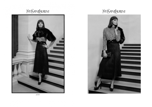 Yves Saint Laurent . Ad campaign FW1011Creative Director: Stefano PilatiPhotos: Inez van Lamsweerde 