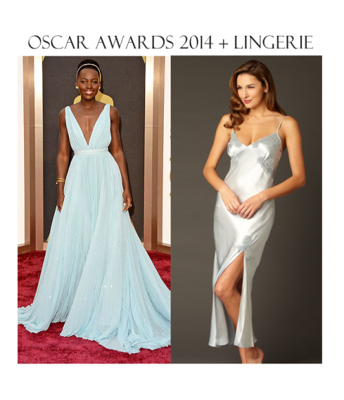 Lupita Nyong'o won our hearts and an Oscar in this ice blue, silk show-stopper. Roll out your own re
