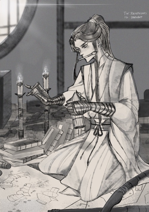 “This disciple Mo Ran greets Shizun.”“En. Come in.”