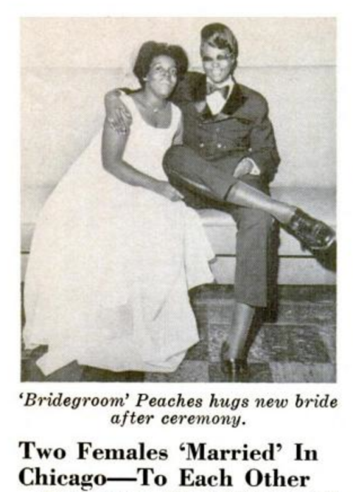 queer-all-year:vintage photo of lesbian wedding (x)