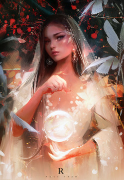 rossdraws:  Here’s the final painting from my most recent video! I tapped into some of my earlier painting styles and inspirations for this. For the piece, I asked my patrons to submit photos for me to use as reference! It was super challenging but