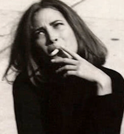 phreshouttarunway:Young Christy Turlington smoking by the sidewalk