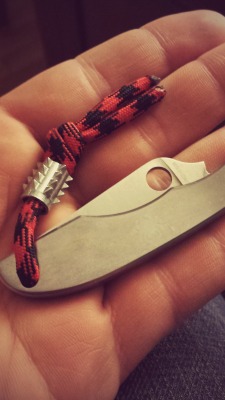 approvedgearnstuff:  Newest lil’ spyderco, the Grasshopper.  Thanks to: http://libertybeforedeath.tumblr.com/ (NSFW) Approved. 