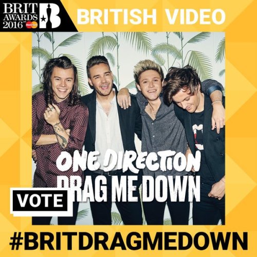 @onedirection: 1D are nominated for the British Artist Video award at this year&rsquo;s @Brits! Vote