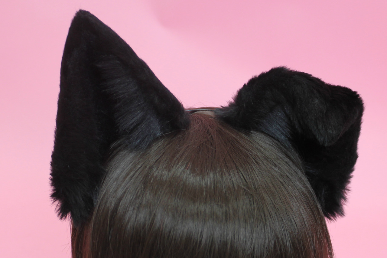 kittensplaypenshop:  Black Canine/Fox Ears &lt;3 Fully wired so you can make