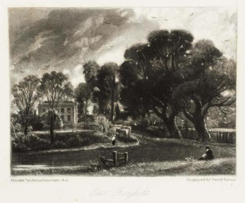 Frontispiece: East Bergholt, Suffolk, John Constable, 1855, TatePurchased 1985Size: image: 139 x 187