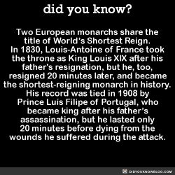 did-you-kno:  Two European monarchs share