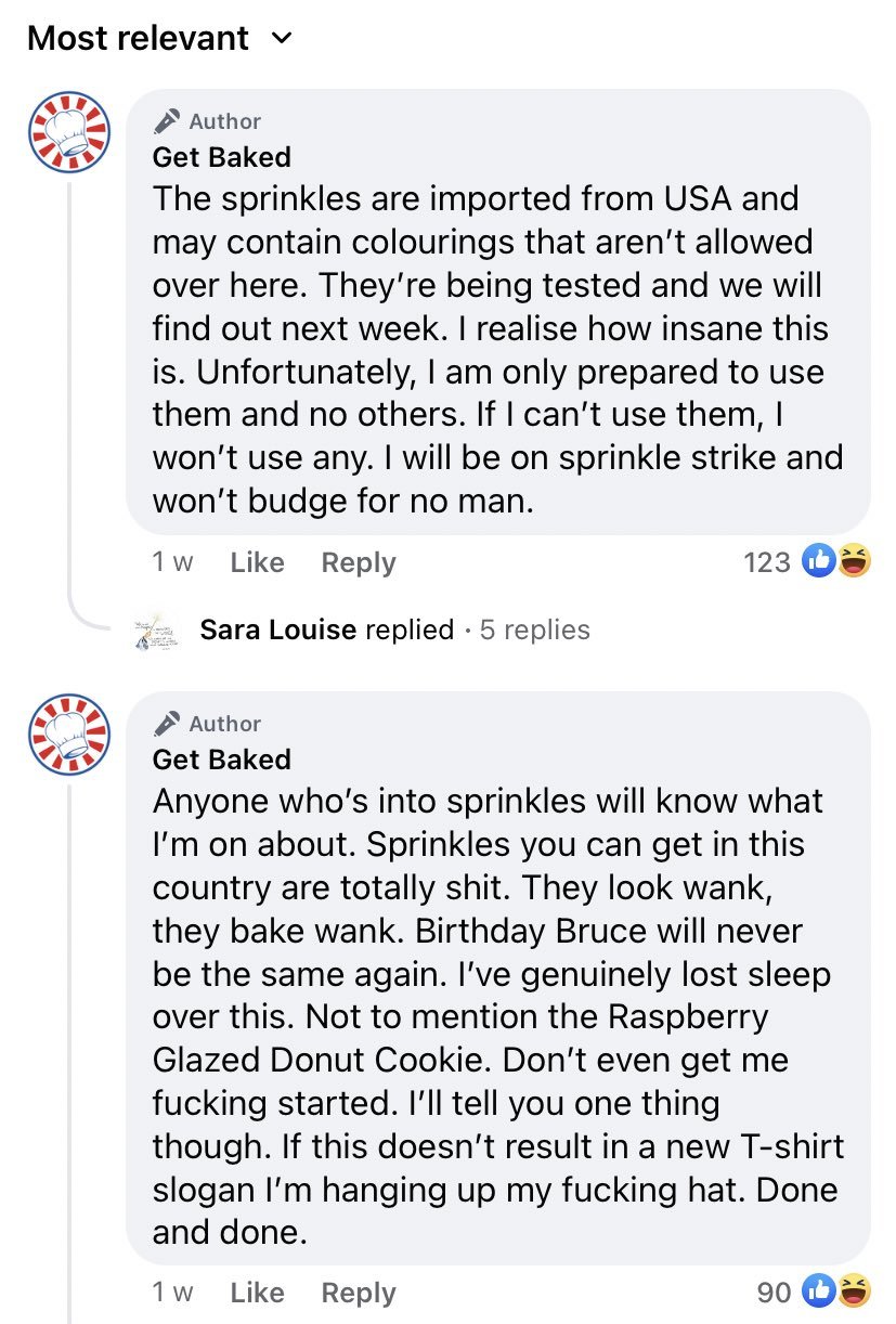 potatomuffn:hunterbiden:hunterbiden:the illegal sprinkles saga > bad art friend.To add on for those unaware of this bakery, this is Bruce:He’s an absolute mammoth of a chocolate cake (10 layers I think? Maybe more) that they sell by the slice