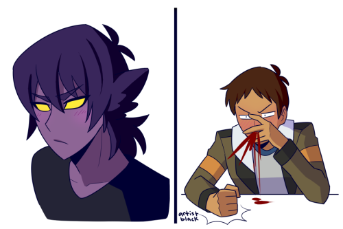 artistblack:keith is a galra and lance is a xenophile pass it on