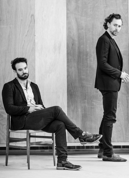 Tom Hiddleston, Charlie Cox and Zawe Ashton photographed by Marc Brennerduring Betrayal Rehearsals. 