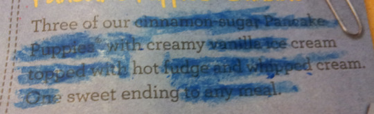 redscoutkin:  never forget the absolute masterpiece my drunk self made at a denny’s one night during a conThree of our creamy creamhot cream. sweet ending