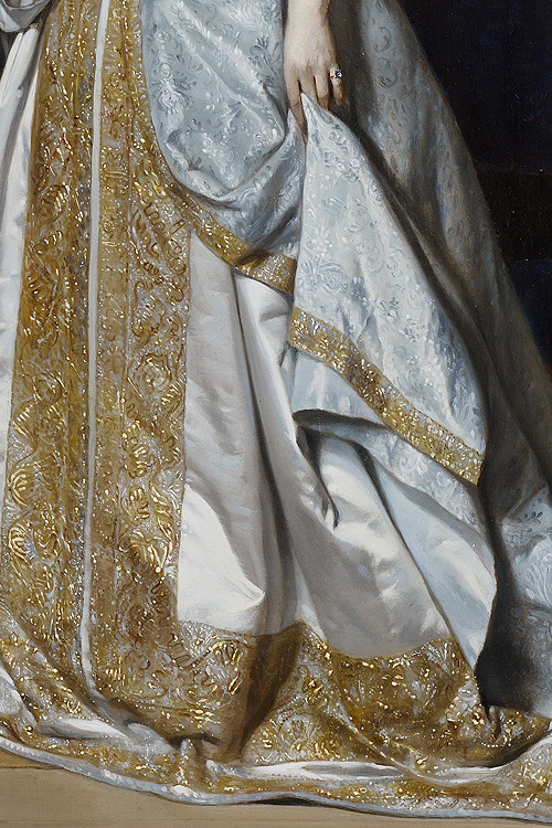 sollertias:  Portrait of a Lady by Gabriel Metsu, 1667 (detail) 