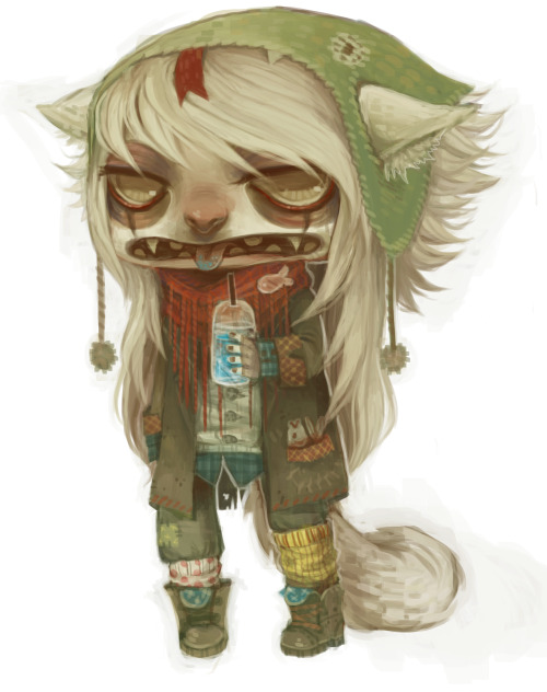 poplerpig:  hobohazcat for fev 