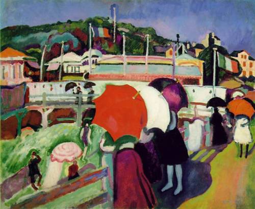 Umbrellas, 1906, Raoul Dufy